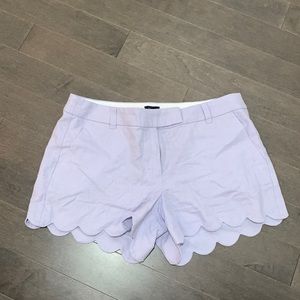 Scalloped Hem Jcrew short. Size 10